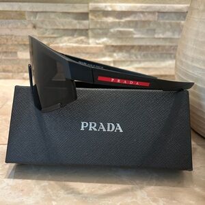 Prada Black and Red Sunglasses